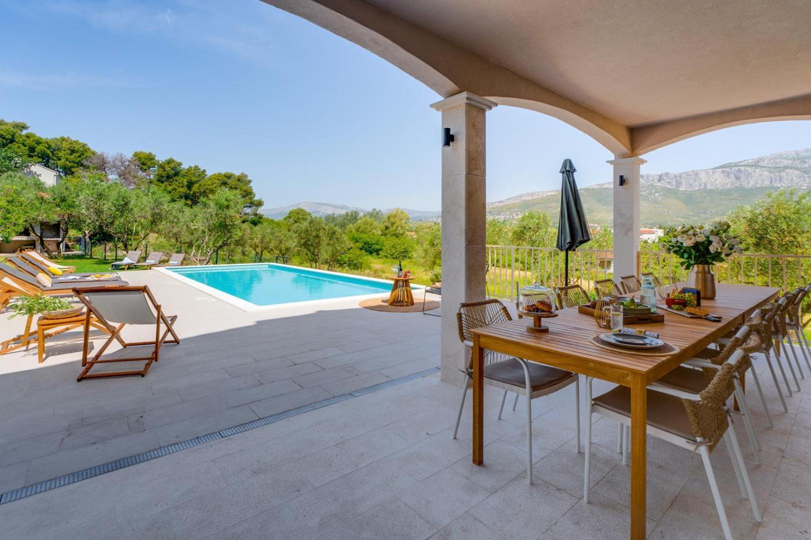 New! Villa Mamma Mia, A 6-Bedroom Property With 40Sqm Pool Podstrana Kültér fotó