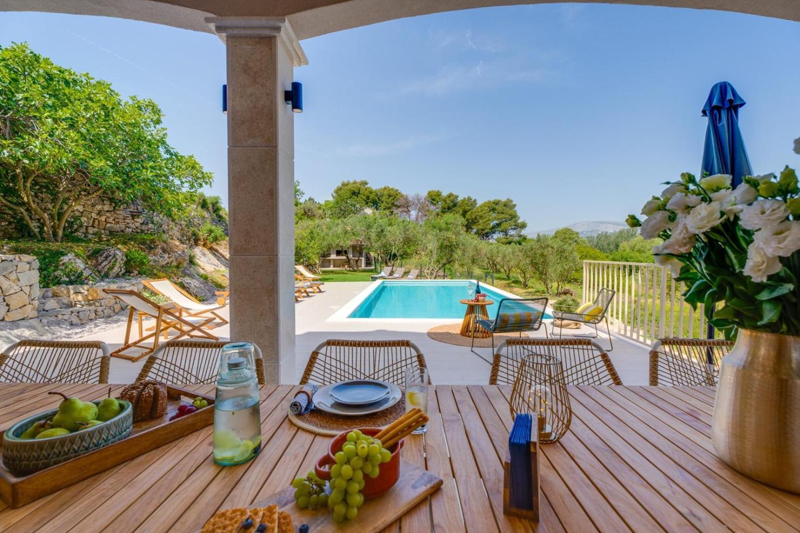 New! Villa Mamma Mia, A 6-Bedroom Property With 40Sqm Pool Podstrana Kültér fotó